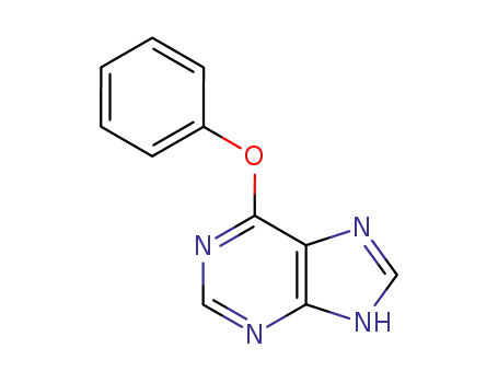 Molecular Structure of 66085-17-4 (6-phenoxy-5H-purine)