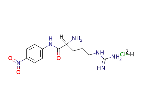 Molecular Structure of 40127-11-5 (L-ARGININE P-NITROANILIDE DIHYDROCHLORIDE)