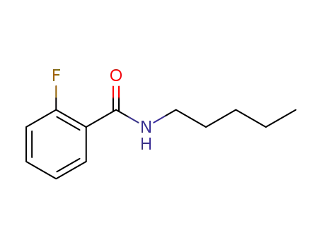 Molecular Structure of 330469-11-9 (2-Fluoro-N-n-pentylbenzaMide, 97%)