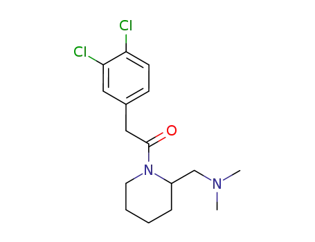 1-<(3,4-dichlorophenyl)acetyl>-N,N-dimethyl-2-piperidinemethanamine