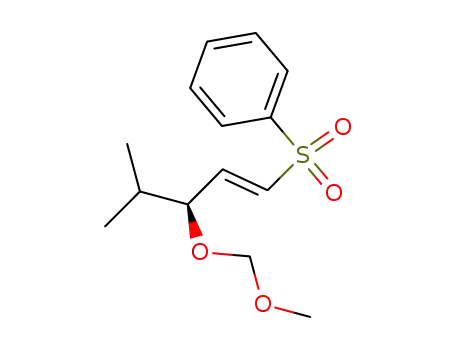 ((E)-(S)-3-Methoxymethoxy-4-methyl-pent-1-ene-1-sulfonyl)-benzene