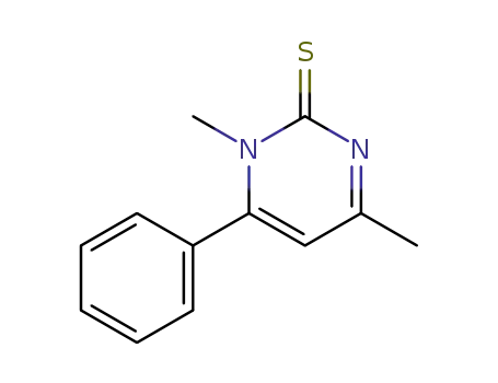 2(1H)-Pyrimidinethione, 1,4-dimethyl-6-phenyl-