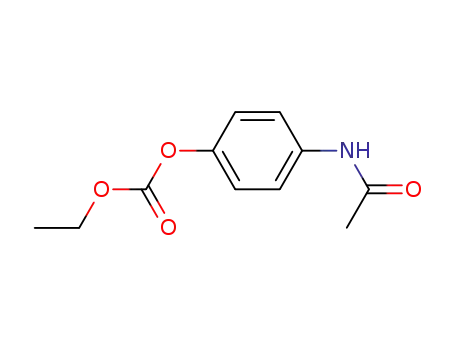 Molecular Structure of 17243-26-4 (4-(acetylamino)phenyl ethyl carbonate)