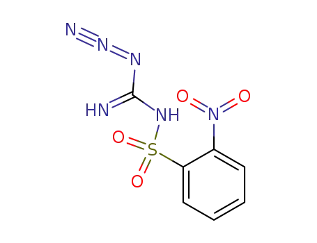 Molecular Structure of 115172-67-3 (<(2-nitrophenyl)sulfonyl>carbamimidic azide)