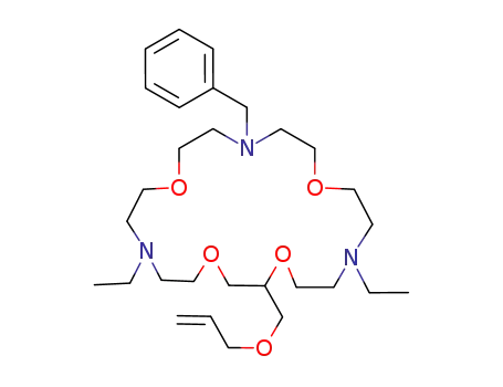 4-<(allyloxy)methyl>-4-benzyl-10,19-diethyl-4,10,19-triaza-1,7,13,16-tetraoxycycloheneicosane