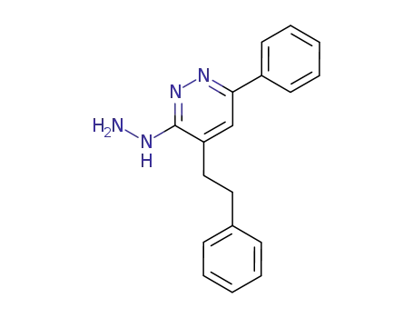 Molecular Structure of 140149-47-9 (3(2H)-Pyridazinone, 6-phenyl-4-(2-phenylethyl)-, hydrazone)