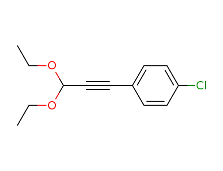 4-Chlor-phenyl-propiolaldehyd-diethyl-acetal