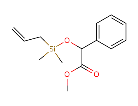 Molecular Structure of 123464-07-3 (allyl<<α-(methoxycarbonyl)benzyl>oxy>dimethylsilane)