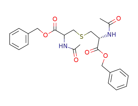 (R)-2-Acetylamino-3-(2-acetylamino-2-benzyloxycarbonyl-ethylsulfanyl)-propionic acid benzyl ester