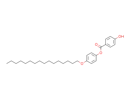 Molecular Structure of 148731-32-2 (Benzoic acid, 4-hydroxy-, 4-(hexadecyloxy)phenyl ester)