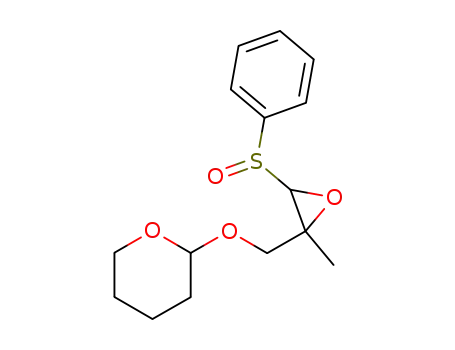 1,2-epoxy-2-methyl-1-phenylsulfinyl-3-(tetrahydropyranyloxy)propane