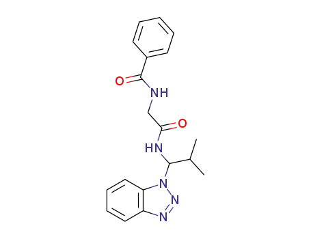 N-[(1-Benzotriazol-1-yl-2-methyl-propylcarbamoyl)-methyl]-benzamide