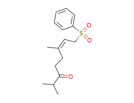 2,6-Dimethyl-8-(phenylsulfonyl)-6(Z)-octen-3-one