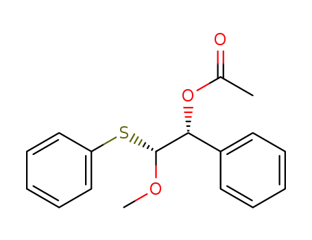 (1S<sup>*</sup>,2S<sup>*</sup>)-1-acetoxy-2-methoxy-1-phenyl-2-(phenylthio)ethane