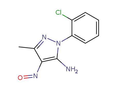 1-(2-Chlorophenyl)-3-methyl-4-nitroso-1H-pyrazol-5-amine
