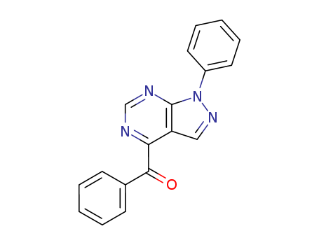 Methanone, phenyl(1-phenyl-1H-pyrazolo[3,4-d]pyrimidin-4-yl)-