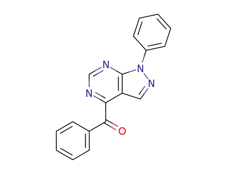 Methanone, phenyl(1-phenyl-1H-pyrazolo[3,4-d]pyrimidin-4-yl)-