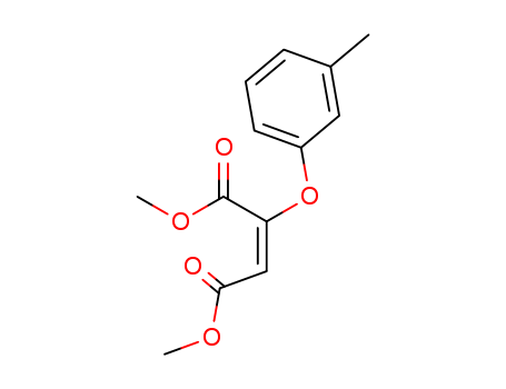 2-Butenedioic acid,2-(3-methylphenoxy)-, dimethyl ester, (E)- (9CI) cas  24355-78-0