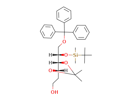 5-O-tert-butyldimethylsilyl-2-deoxy-3,4-O-isopropylidene-6-O-triphenylmethyl-L-arabino-hexitol