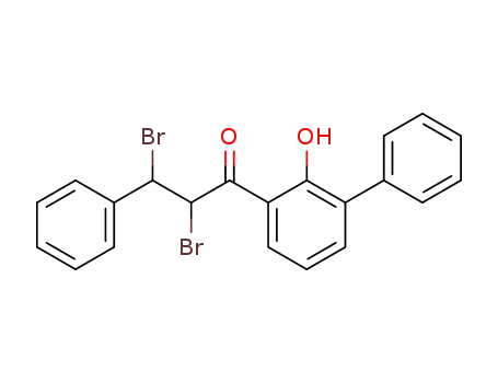 2,3-Dibromo-1-(2-hydroxy-biphenyl-3-yl)-3-phenyl-propan-1-one