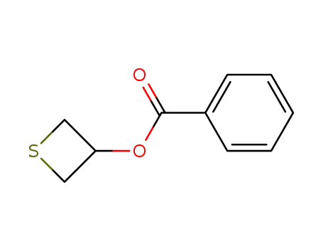 Molecular Structure of 25435-27-2 (3-Thietanol, benzoate)
