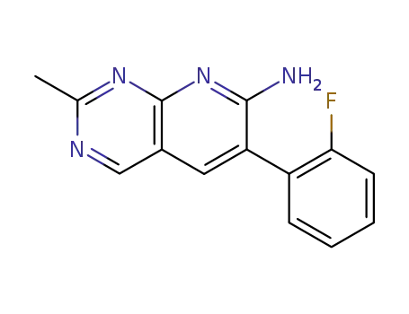 6-(2-Fluoro-phenyl)-2-methyl-pyrido[2,3-d]pyrimidin-7-ylamine