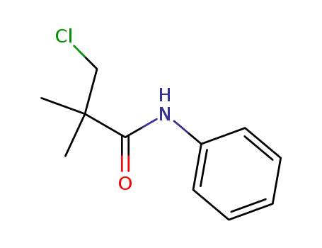 Molecular Structure of 82820-74-4 (3-CHLORO-2,2-DIMETHYL-N-PHENYLPROPANAMIDE)