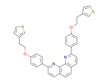 1,10-Phenanthroline, 2,9-bis[4-[2-(3-thienyl)ethoxy]phenyl]-