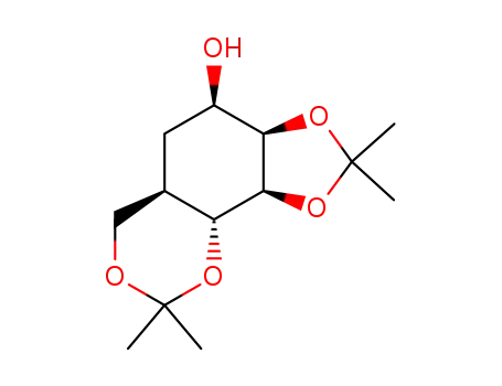 2,3:4,7-di-O-isopropylidene-(1,2,3,5/4)-5-hydroxymethyl-1,2,3,4-cyclohexanetetrol
