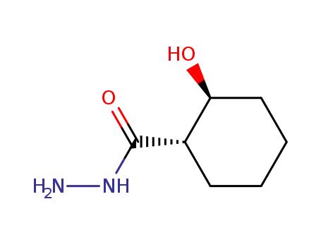 Molecular Structure of 672310-35-9 (Cyclohexanecarboxylic acid, 2-hydroxy-, hydrazide, (1R,2R)- (9CI))
