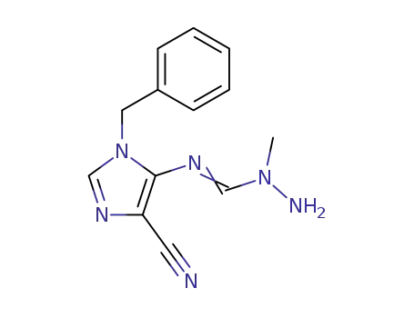 Methanimidic acid, N-[4-cyano-1-(phenylmethyl)-1H-imidazol-5-yl]-,
1-methylhydrazide