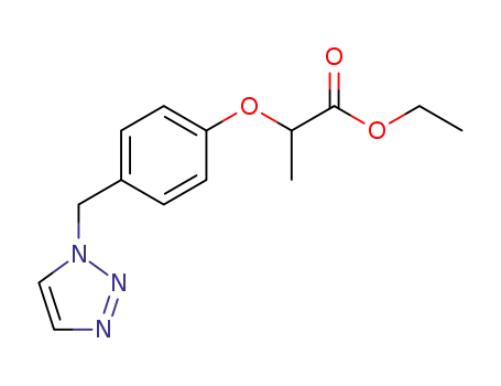 Propanoic acid, 2-[4-(1H-1,2,3-triazol-1-ylmethyl)phenoxy]-, ethyl ester