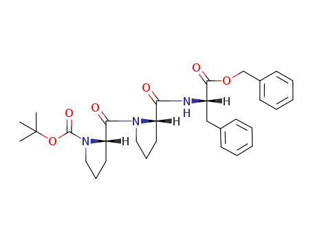benzyl N-(tert-butoxycarbonyl)-L-prolyl-L-prolyl-L-phenylalaninate