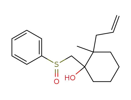 2-Allyl-1-benzenesulfinylmethyl-2-methyl-cyclohexanol