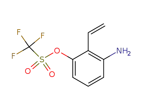 Methanesulfonic acid, trifluoro-, 3-amino-2-ethenylphenyl ester