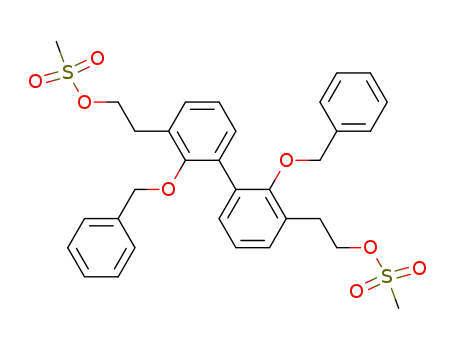 3,3'-bis(2-((methylsulfonyl)oxy)ethyl)-2,2'-bis(benzyloxy)biphenyl