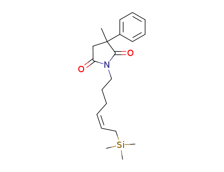 1-(6-trimethylsilyl-4-hexenyl)-3-methyl-3-phenylpyrrolidine-2,5-dione