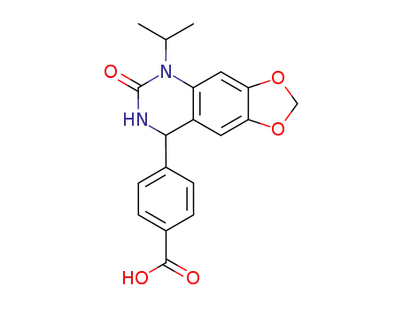 4-(5-Isopropyl-6-oxo-5,6,7,8-tetrahydro-[1,3]dioxolo[4,5-g]quinazolin-8-yl)-benzoic acid