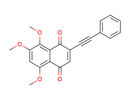 1,4-Naphthalenedione, 5,7,8-trimethoxy-2-(phenylethynyl)-