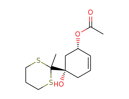 (1S,3S)-3-Acetoxy-1-(2-methyl-1,3-dithian-2-yl)-4-cyclohexen-1-ol