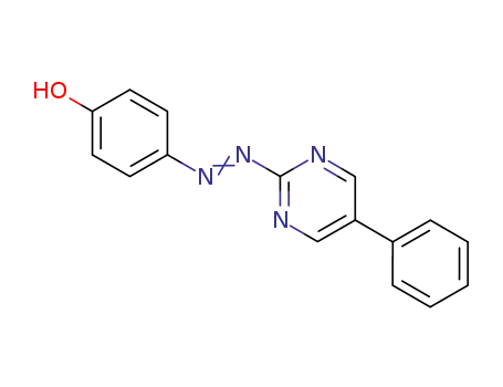2-(p-hydroxyphenylazo)-5-phenylpyrimidine