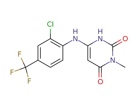 6-(2-Chloro-4-trifluoromethyl-phenylamino)-3-methyl-1H-pyrimidine-2,4-dione