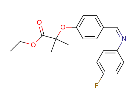 ethyl 2-<4-(4'-fluorophenyliminomethyl)phenoxy>-2-methylpropionate