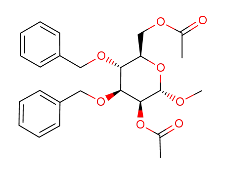 methyl 2,6-di-O-acetyl-3,4-di-O-benzyl-α-D-mannopyranoside