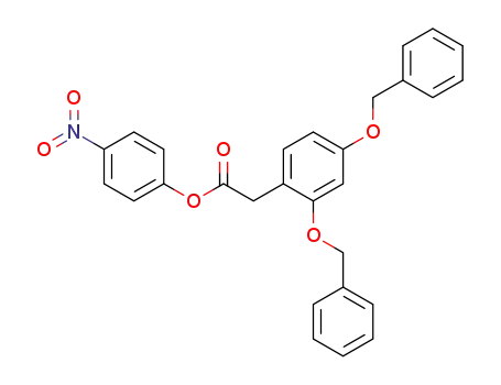2,4-dibenzyloxyphenylacetic acid p-nitrophenyl ester