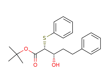 (2R,3S)-3-Hydroxy-5-phenyl-2-phenylsulfanyl-pentanoic acid tert-butyl ester