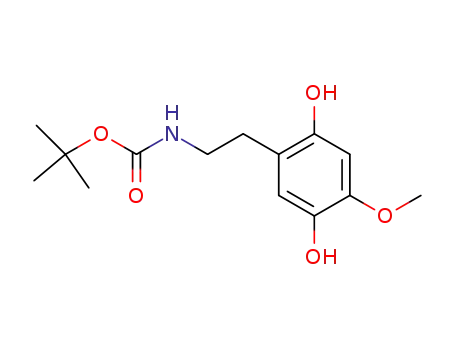 Carbamic acid, [2-(2,5-dihydroxy-4-methoxyphenyl)ethyl]-,
1,1-dimethylethyl ester