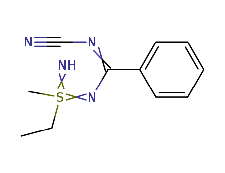 N<sup>2</sup>-Cyan-N<sup>1</sup>-(ethyliminomethyl-λ<sup>6</sup>-sulfanyliden)benzamidin