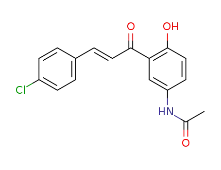 Acetamide,
N-[3-[3-(4-chlorophenyl)-1-oxo-2-propenyl]-4-hydroxyphenyl]-