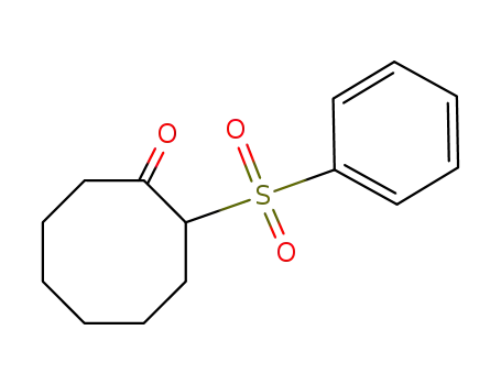 2-Benzenesulfonyl-cyclooctanone
